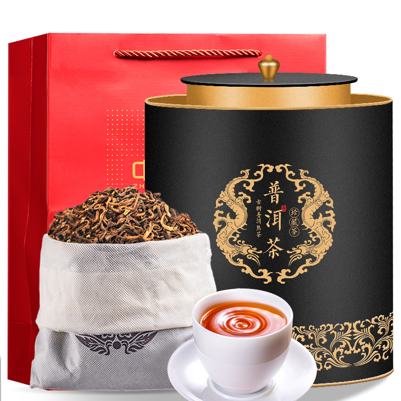 茗杰 云南普洱茶熟茶 500g（单位：罐）  