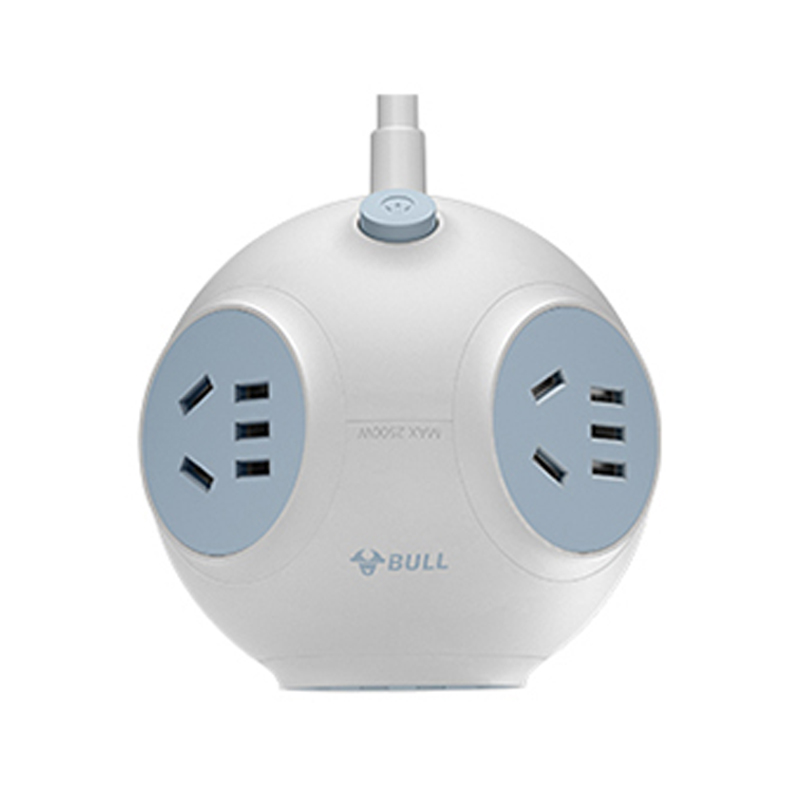 公牛（BULL）星球插座 U1204Q-单位：个 星际蓝