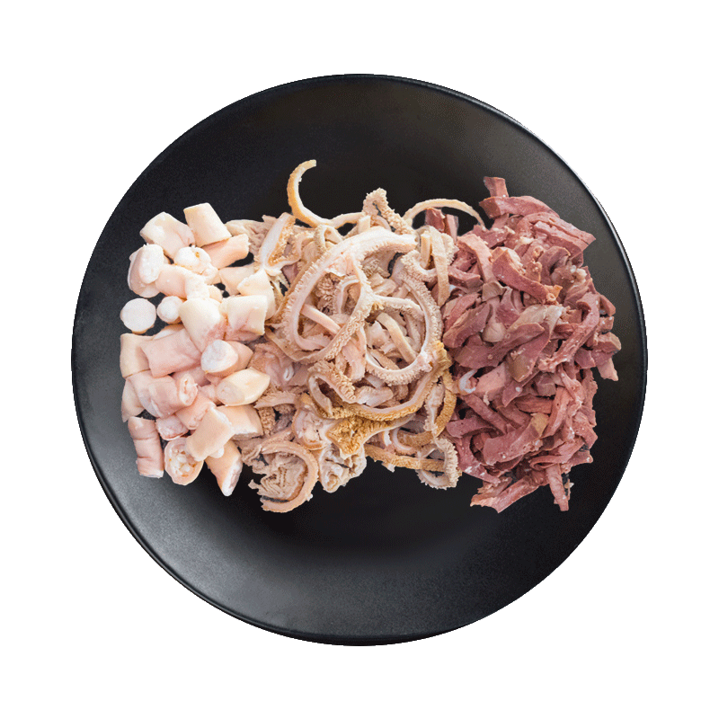 羔羊部落半熟羊杂500g*3包 莓果色