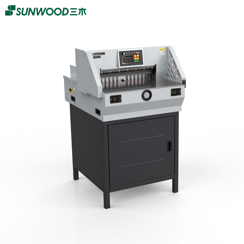 三木 SQ9070 电动程控切纸机 裁切尺寸460mm 裁切厚度60mm（计价单位：1台） 灰色