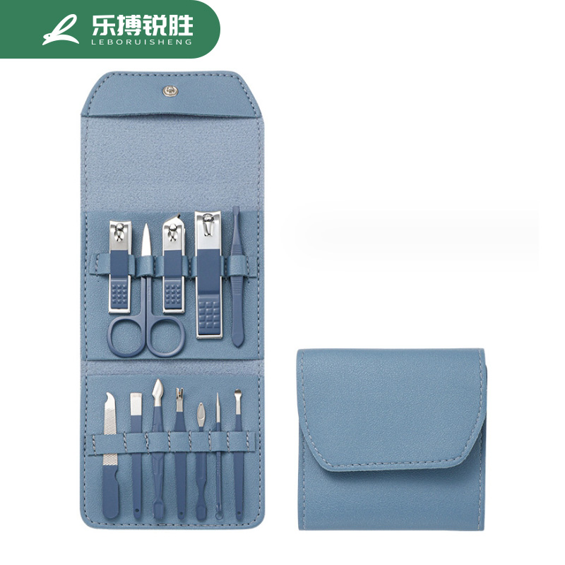 乐搏锐胜 RS-TZ1012 12件套 指甲剪套装 蓝色（单位：套）