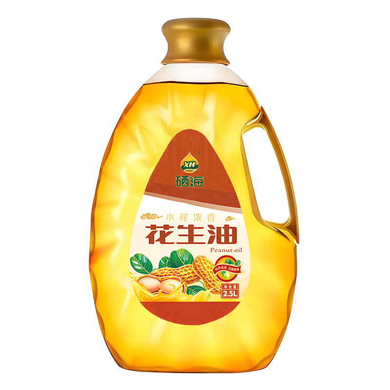 XH硒海小榨浓香花生油2.5L（单位：桶） 小榨浓香花生油2.5L