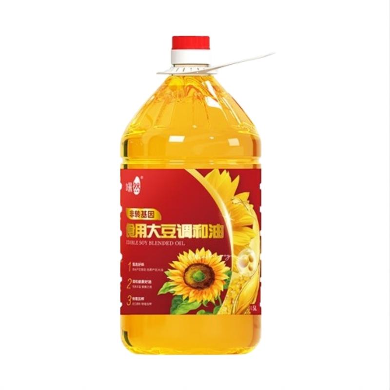 咪然 非转基因大豆调和油5L（单位：桶） 黄色