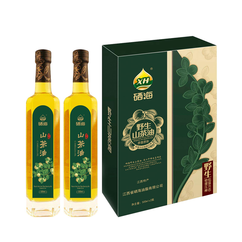 XH硒海(礼盒装)野山茶油500ml*2（单位：盒） (礼盒装)野山茶油500ml*2瓶