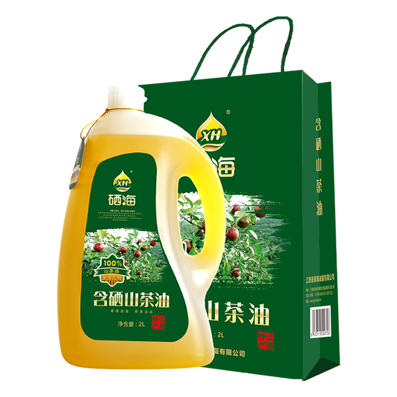 XH硒海（送礼袋）含硒山茶油2L（单位：桶） 含硒山茶油2L