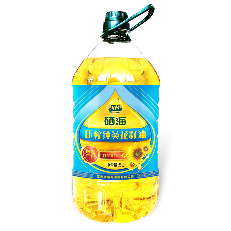 XH硒海压榨纯葵花籽油5L（单位：桶） 压榨纯葵花籽油5L