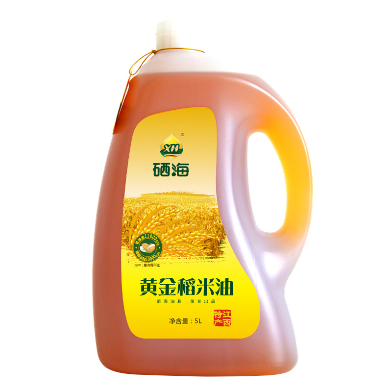 XH硒海（送礼袋）黄金稻米油 5L（单位：桶） （送礼袋）黄金稻米油 5L