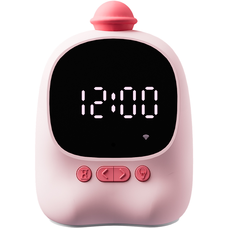 天文小学生智能时间管理器可视化彩屏电子闹钟计时器SZ1002（单位：个） 粉色