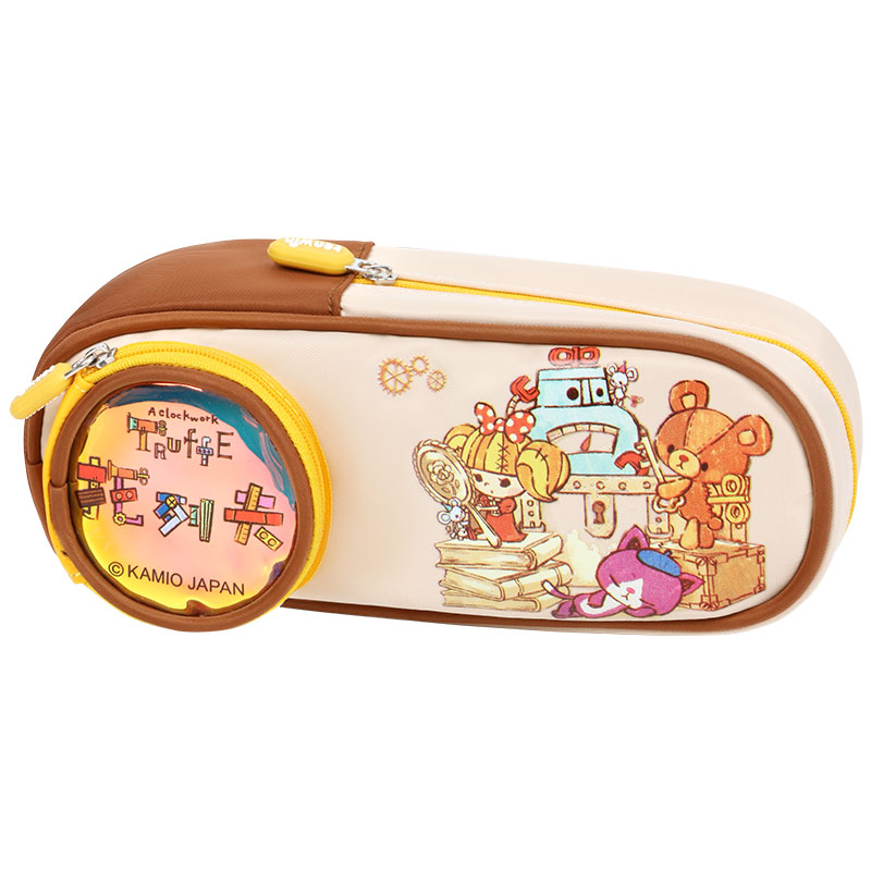 [天文]托列夫双层布艺笔袋（单位：个） 黄色