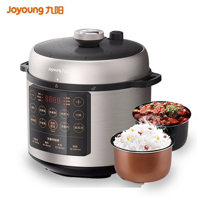 九阳（Joyoung）Y-60C32双内胆6L电压力锅（单位：台） 金色