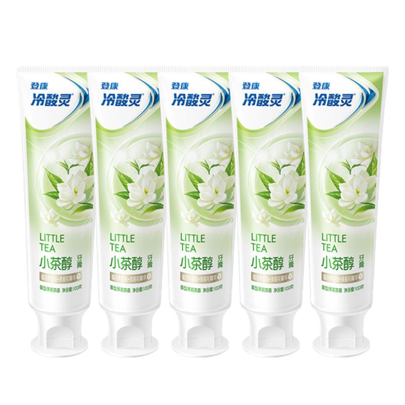 冷酸灵抗敏感牙膏（小茶醇）100克*5支 混色