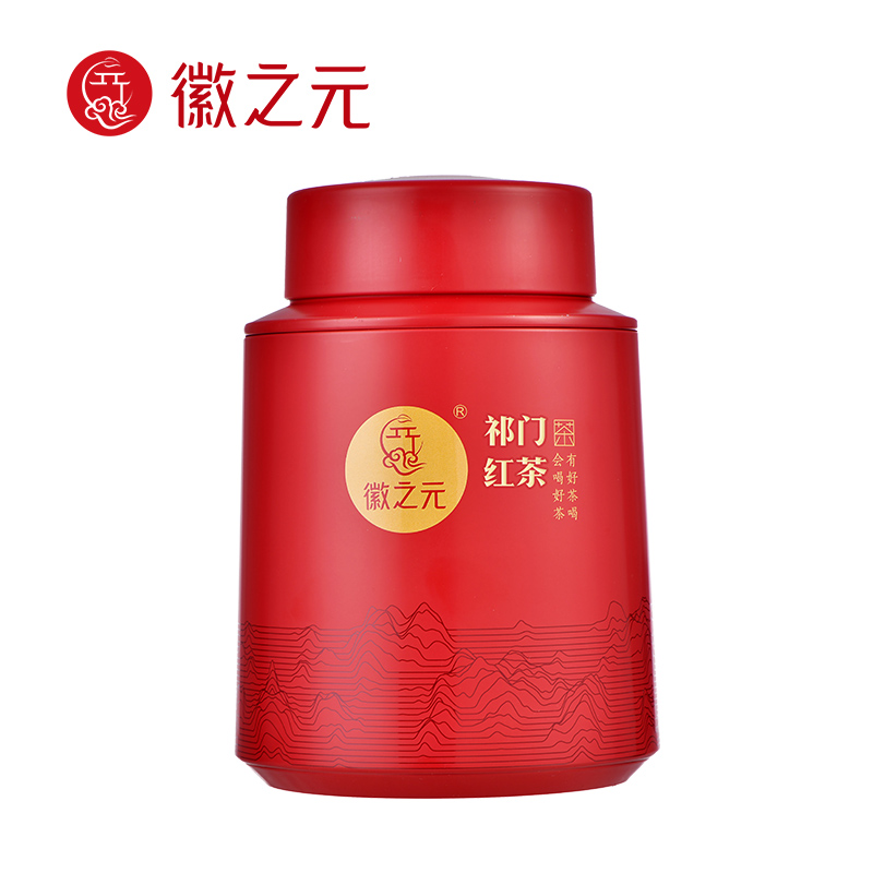 徽之元  祁门红茶 一级（风系列）500g红福罐红茶香螺 红色福罐