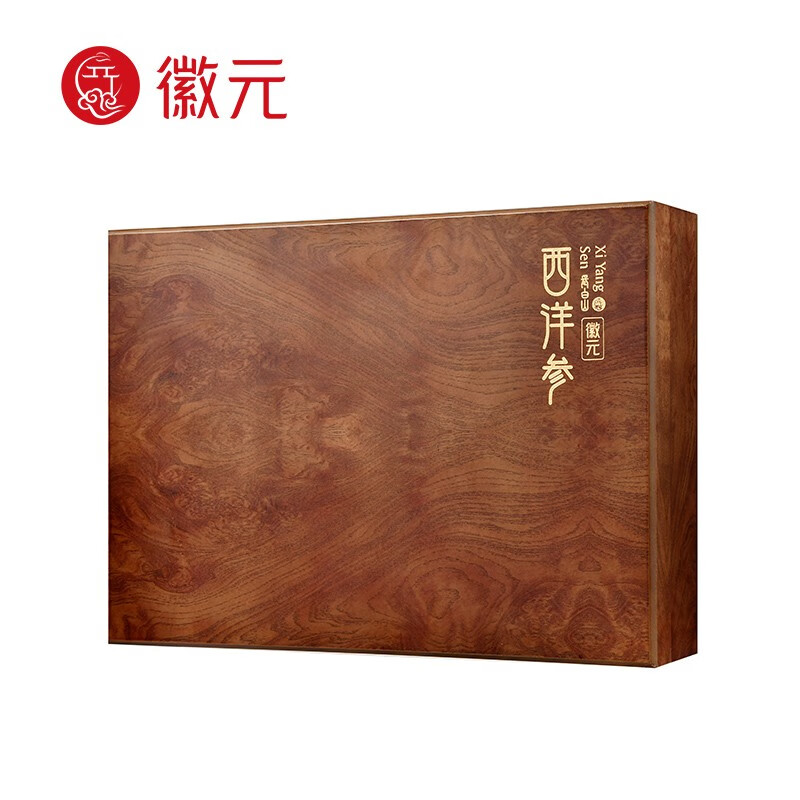 徽元 长白山西洋参片1.4大片200g盒装  单位：盒 木色