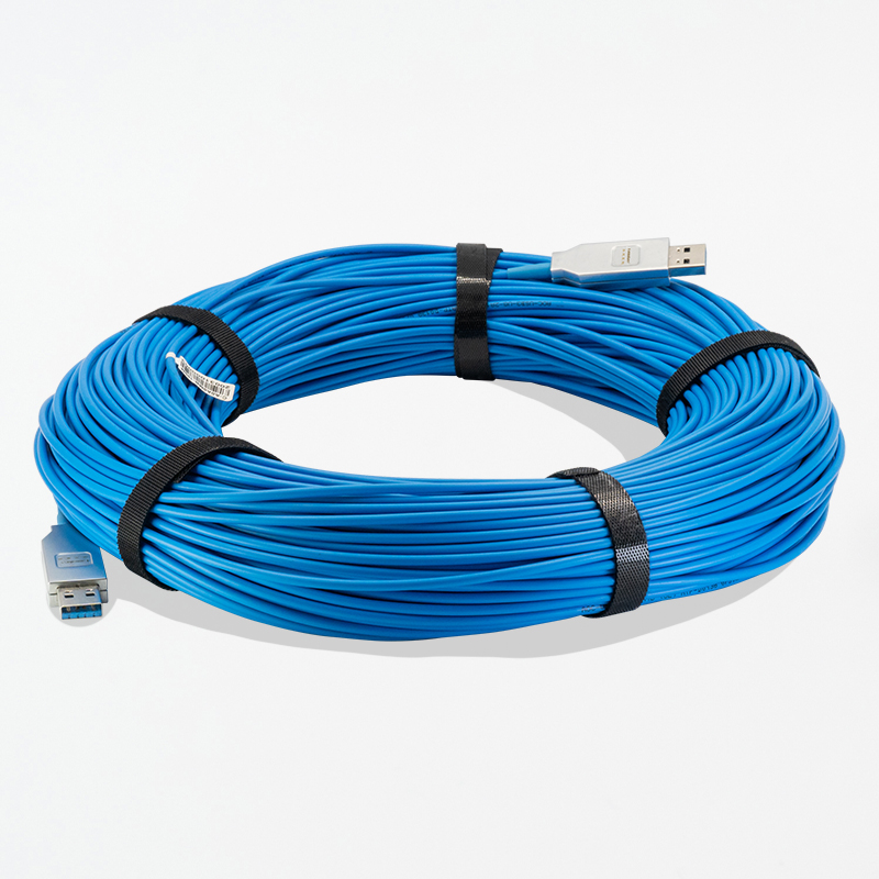 Hangalaxy华光昱能USB高速数据纯光纤线&mdash;&mdash;视频会议/会议摄影机/监控/体感互动  单位：条 蓝色100米