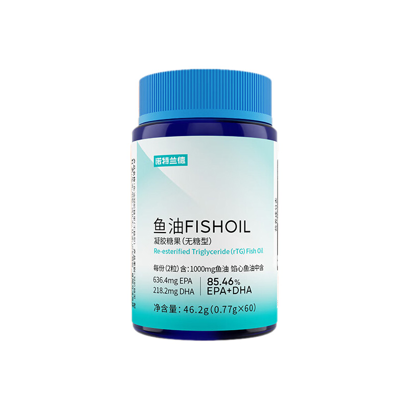 诺特兰德90鱼油软胶囊鱼油omega3欧米伽3EPA+DHA成人中老年深无糖型海男女士 rTG型鱼油 90鱼油软胶囊鱼油omega3欧米伽3E