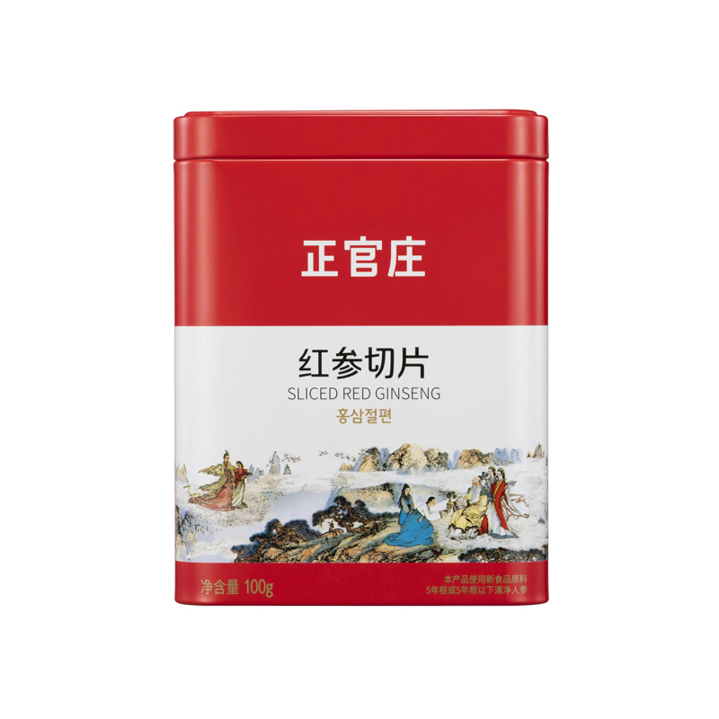 正官庄红参切片100g 单位：盒 混色