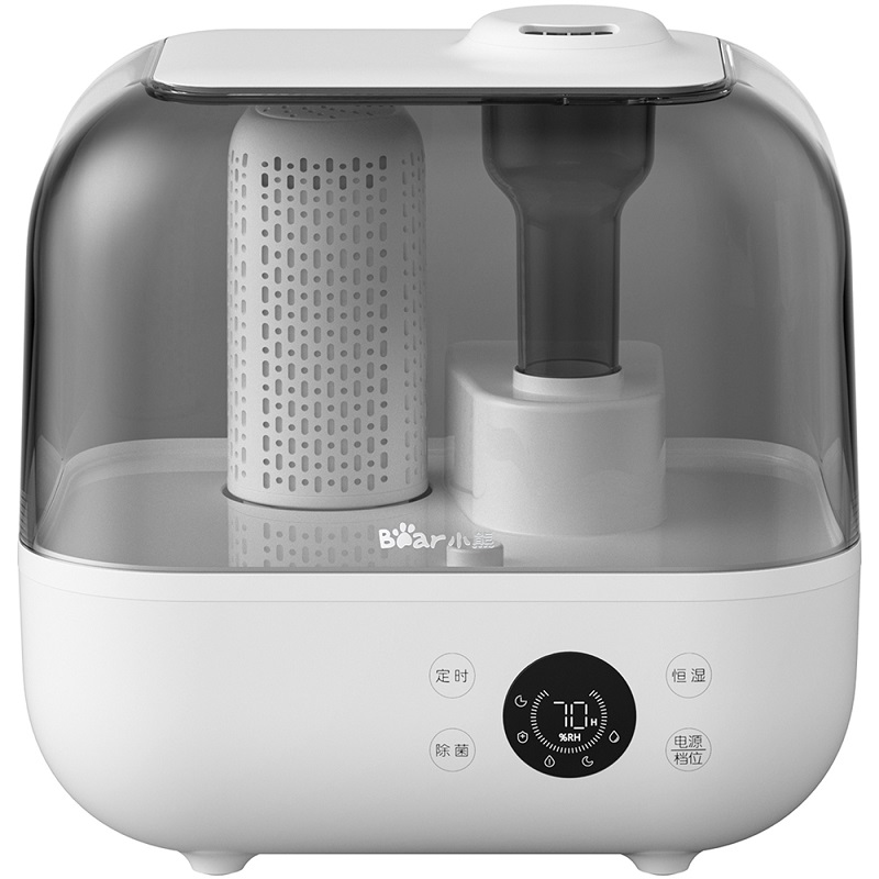 小熊（Bear）加湿器 卧室婴儿用办公桌面大容量 JSQ-F50A1 5L（台） 白色