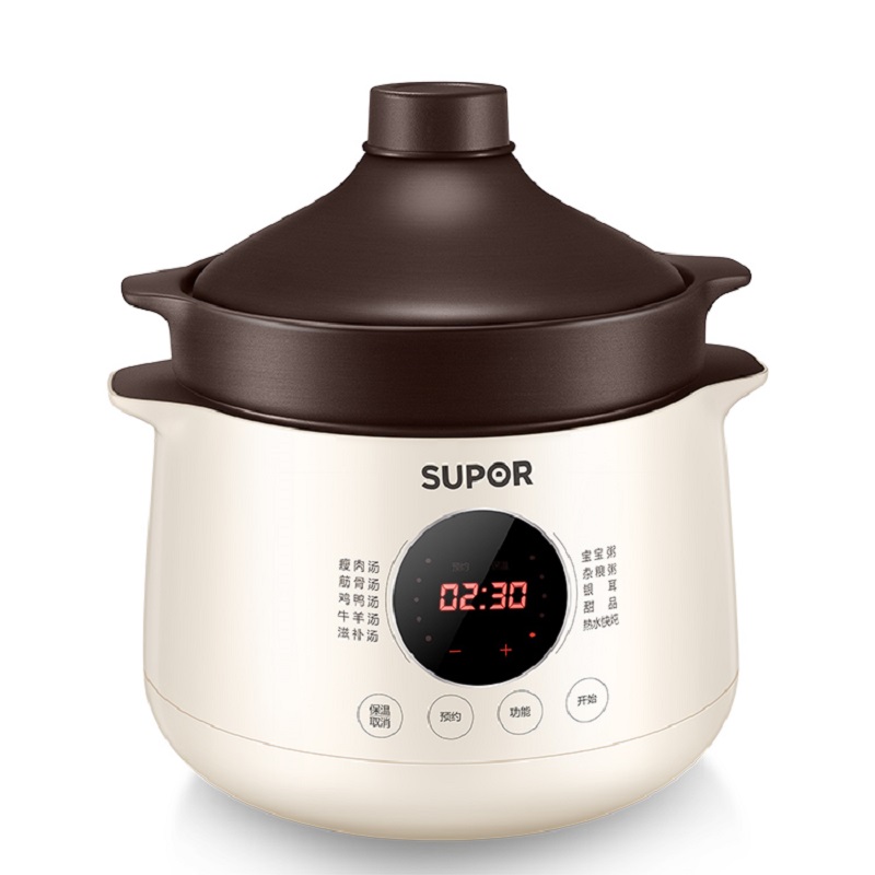 苏泊尔（SUPOR）电炖锅5L 紫砂锅DG50YC851单位：个 乳白色