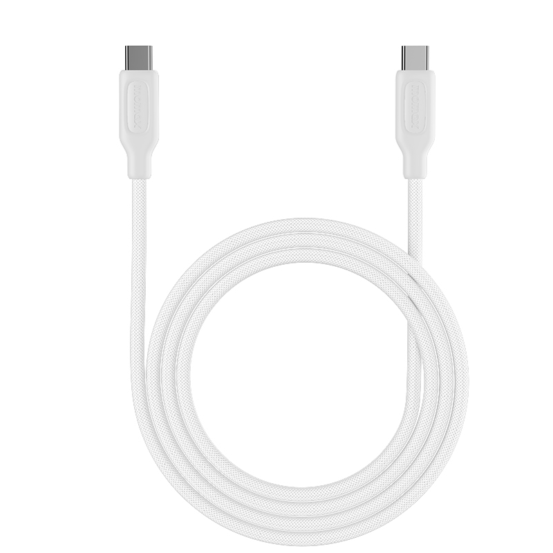 Momax:精彩编织数据线-100W( USB C to USB C-2m)DC28W 单位：个 白色