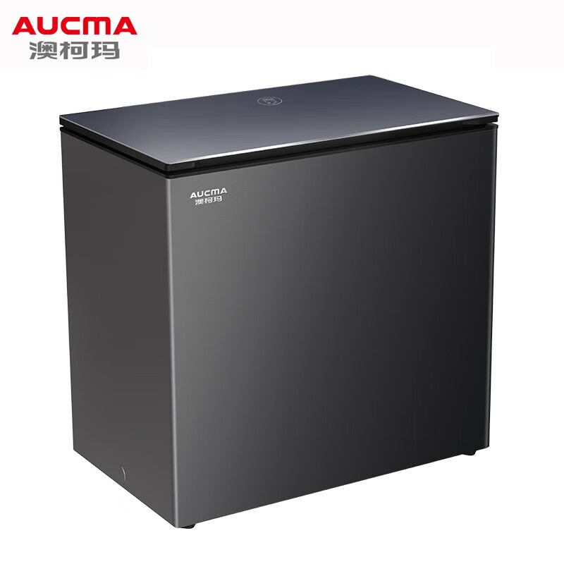 澳柯玛（AUCMA）冰柜家用201升小冷柜 冷藏冷冻单温转换零下40度商用深冷速冻保鲜（单位：台） 黑色