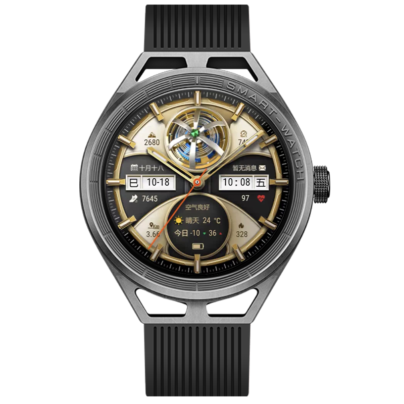 西普尼金表6022G1克金999足金智能金表一块多功能智能金表 单位：块 6022G-复古银【足银】