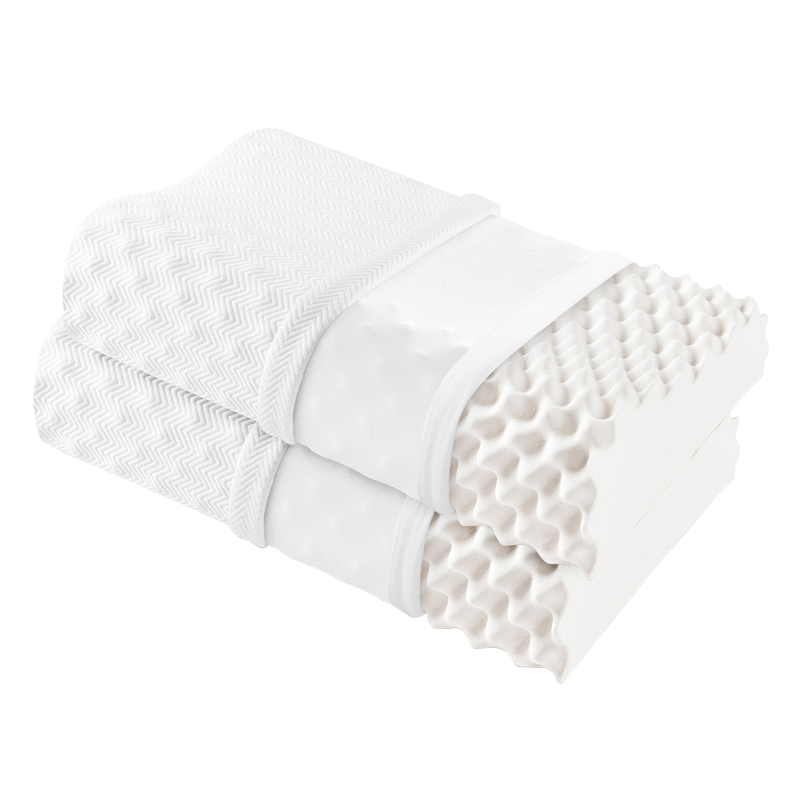 佳奥泰国乳胶按摩颗粒款60*37CM白色J13B26AW2-BK*2 一对装 白色 白色