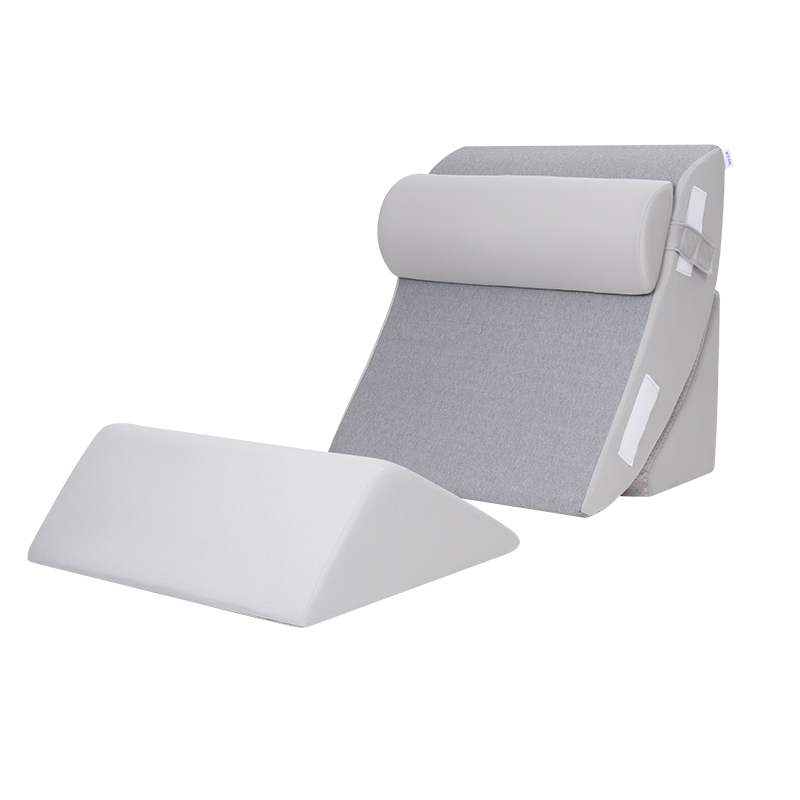 佳奥三角床头靠垫靠背垫床头软包靠垫大靠背老人孕妇靠枕床上靠垫 单位：套 灰色