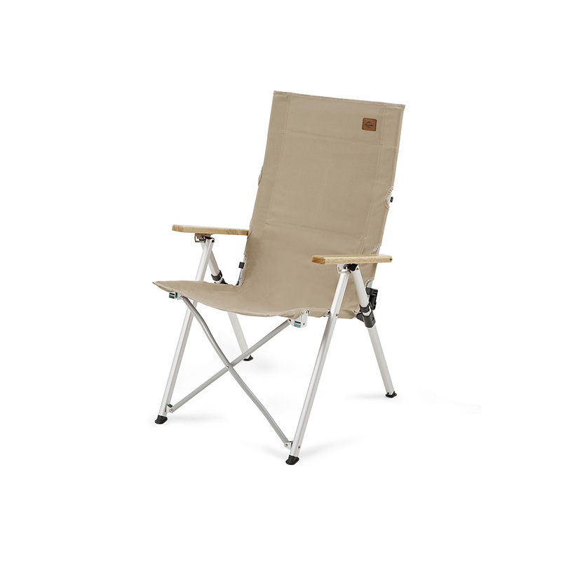 挪客（NatureHike）户外轻便铝合金折叠椅 便携躺椅钓鱼写生休闲椅露营沙滩椅（单位：张） 卡其色