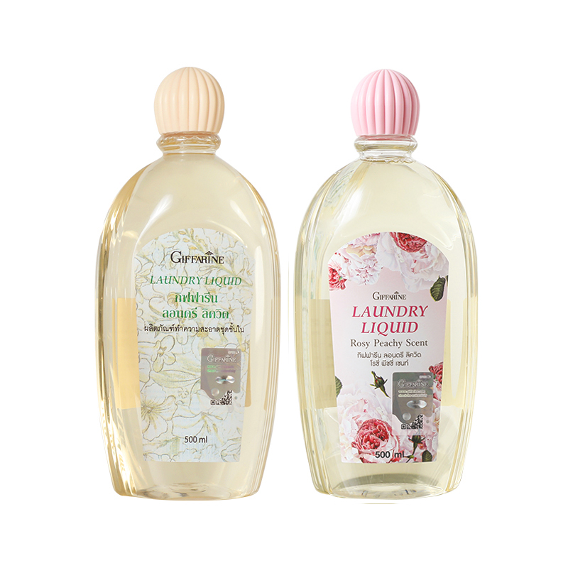 芝芙莲 内衣内裤洗衣液 蜜桃玫瑰500ml+经典莲香500ml