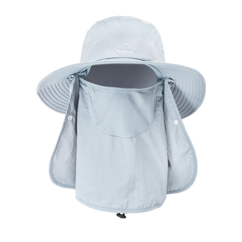 三极 TP6374 夏季户外速干遮阳帽 均码 56-62cm  单位：顶 浅灰色