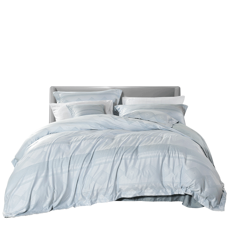 富安娜提花床单四件套 贝拉娜\230*229cm （单位：套） 蓝色