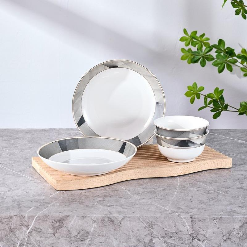 康宁餐具-素颜系列4件套 白色 4