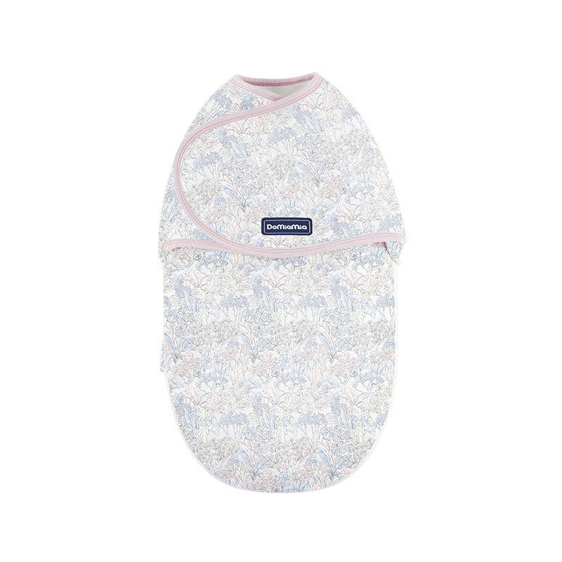 哆咪呀Domiamia 亲肤防惊跳包裹式初生睡袋-丛林密境0.54kg(单位：个) 浅灰色
