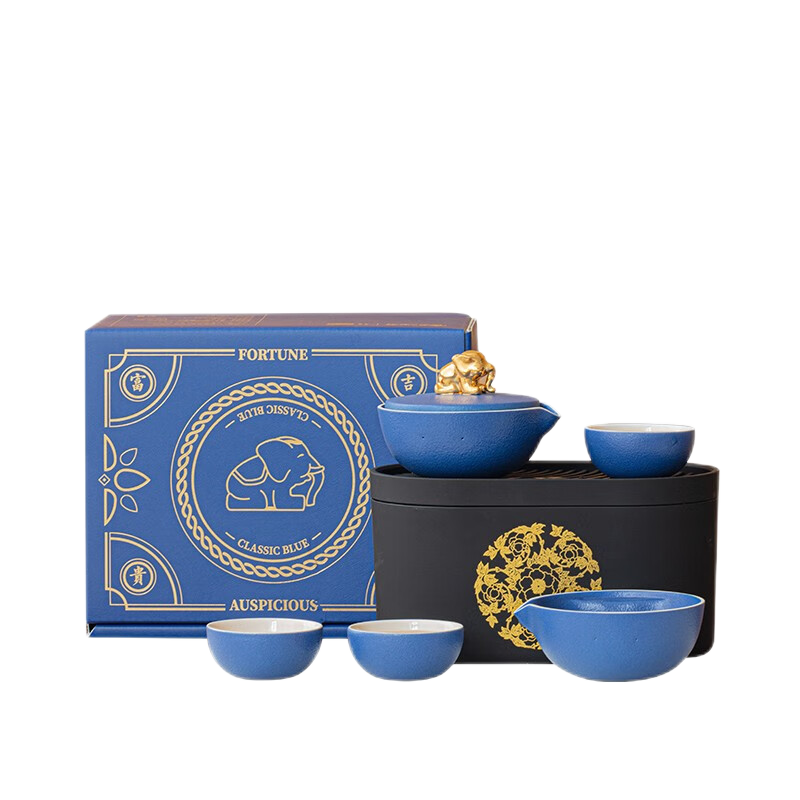 泊喜 富贵吉象茶盒版（宝石蓝）（单位：个）  