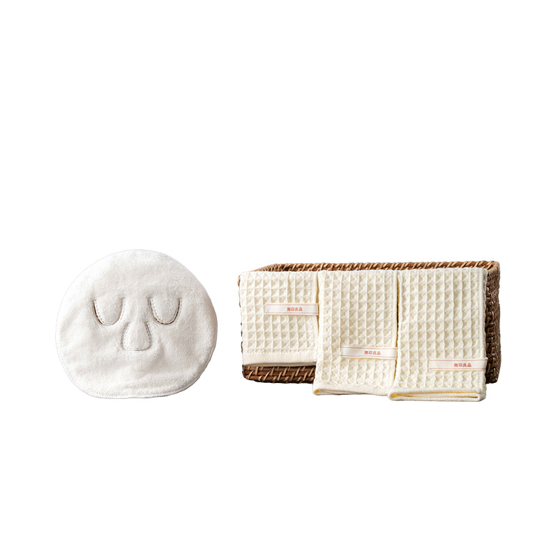 無印良品&ldquo;品牌&rdquo;呵护套装 （毛方巾四件套） 白色