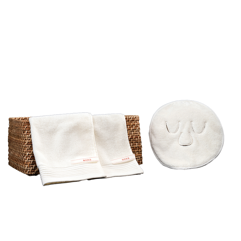 無印良品&ldquo;轻奢&rdquo;纯爱组合 （毛巾&敷脸巾三件套） 白色