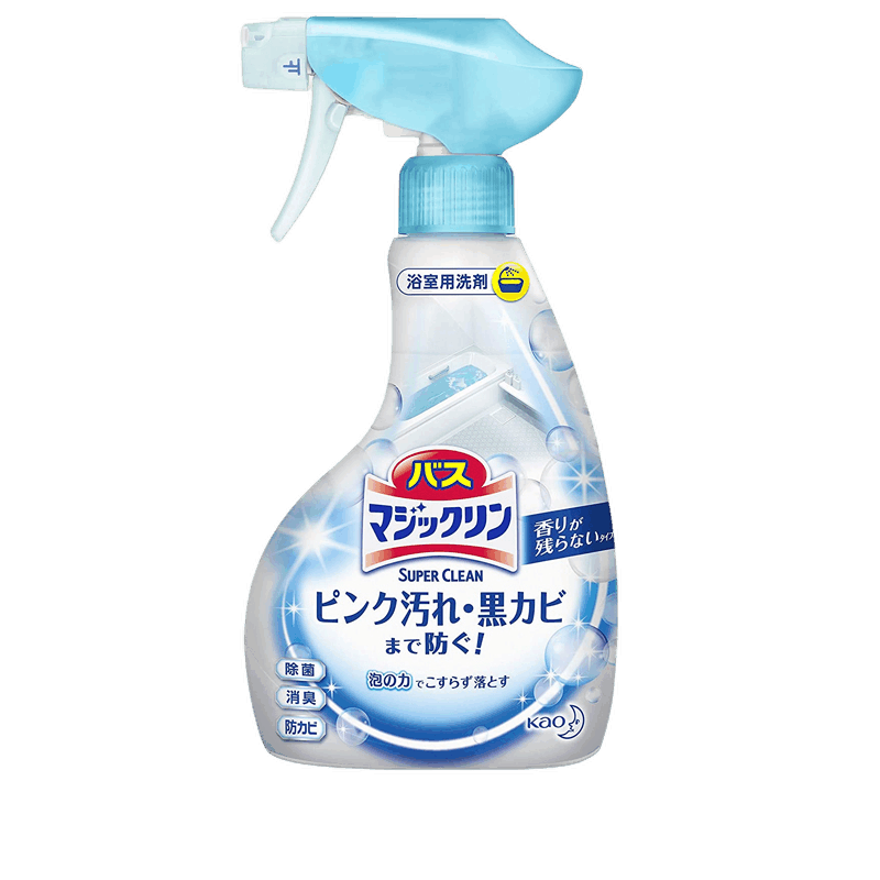 花王（KAO） 浴室浴缸清洁剂380ml不伤瓷器消臭可倒立喷 日本进口 无香（单位：瓶）  