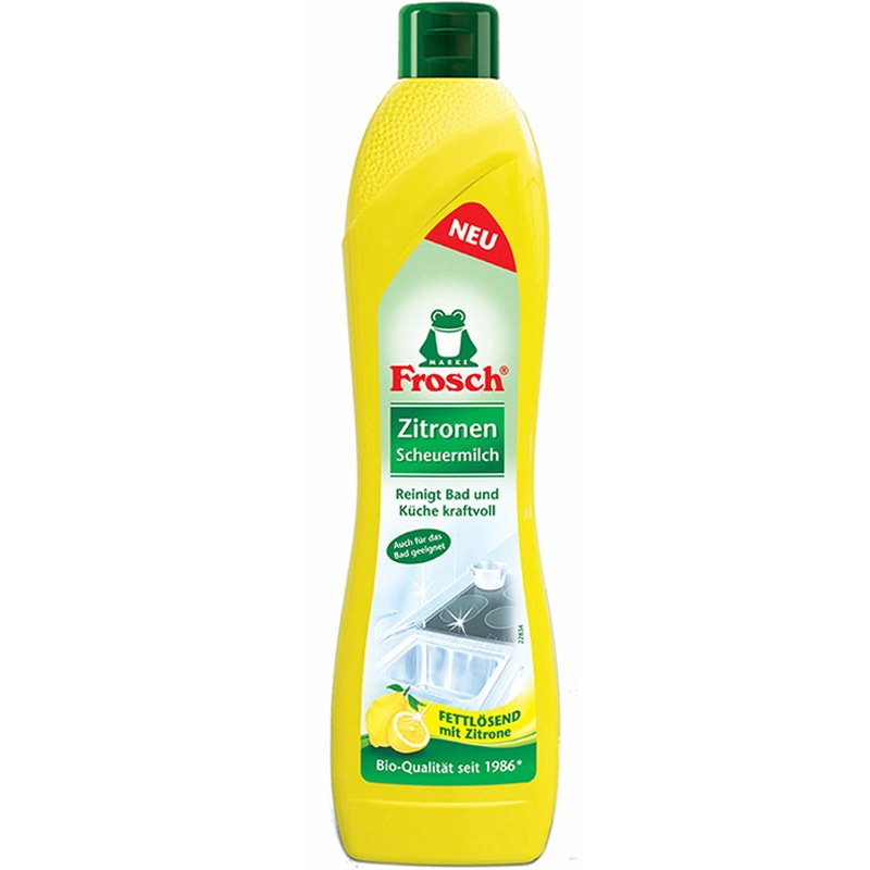 Frosch 德国进口柠檬不锈钢陶瓷多功能去油污清洁剂 500ml*2瓶  