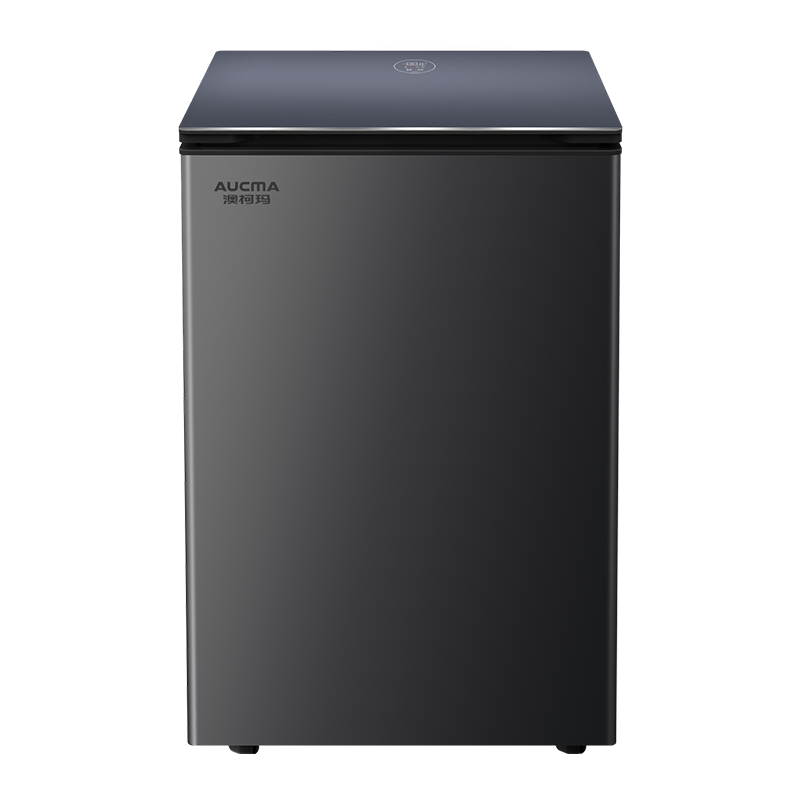 澳柯玛（AUCMA）冰柜家用101升小冷柜 冷藏冷冻单温转换BC/BD-101GESV（单位：台） 灰色