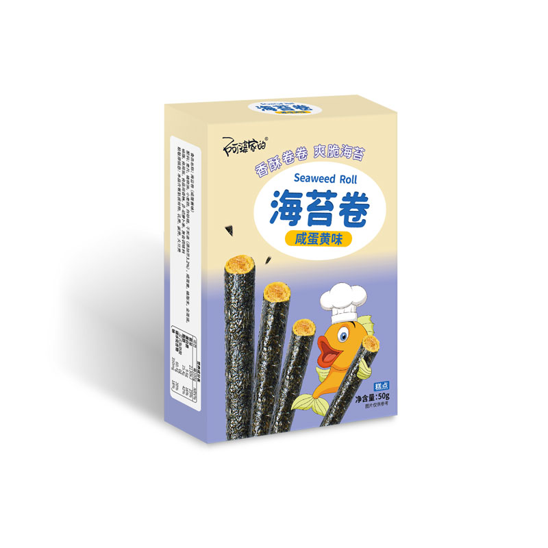 阿婆家的盒装海苔卷（单位：盒） 咸蛋黄味