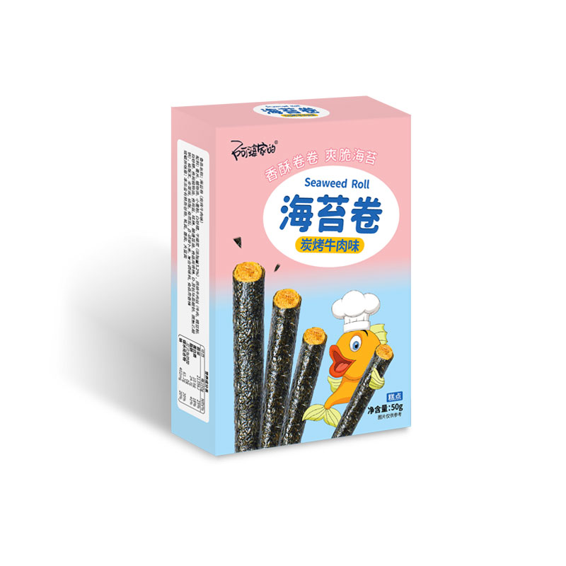 阿婆家的盒装海苔卷（单位：盒） 炭烤牛肉味
