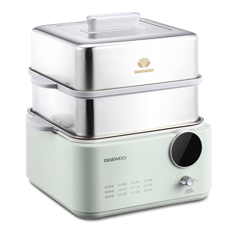 大宇（DAEWOO） 双层多功能电蒸锅 DYZL-12L35 单位（台） 莫兰迪绿