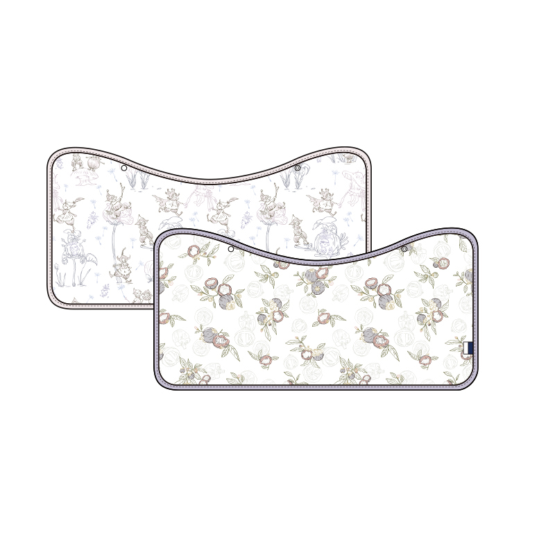 哆咪呀Domiamia 吐奶巾防护围兜（2条装） 自然色