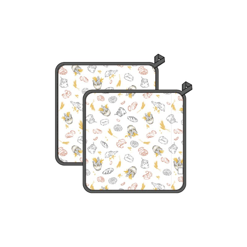 哆咪呀Domiamia 四层纱布小方巾（2条装） 象牙色