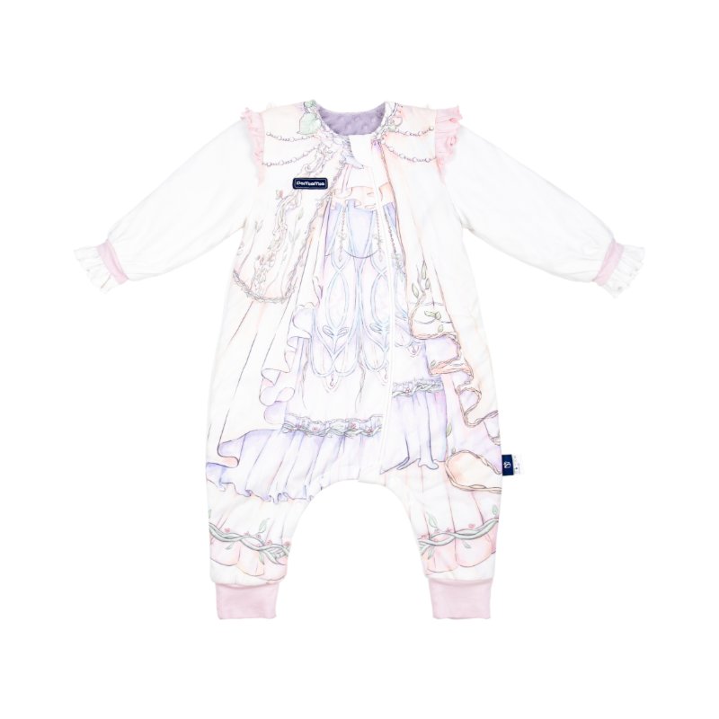 哆咪呀Domiamia薄夹棉安抚分腿睡袋80&times;47(M) 90&times;50(L)（单位：件） 珍珠灰