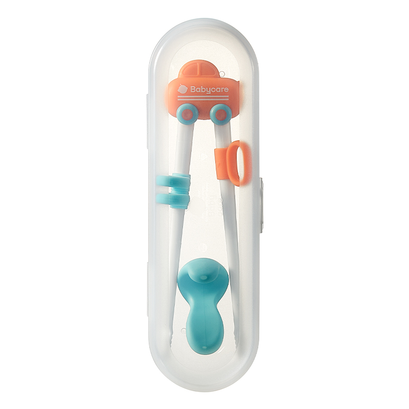 babycare自动回弹易学筷BC2301998（颜色随机发货）单位：双 费雷橙