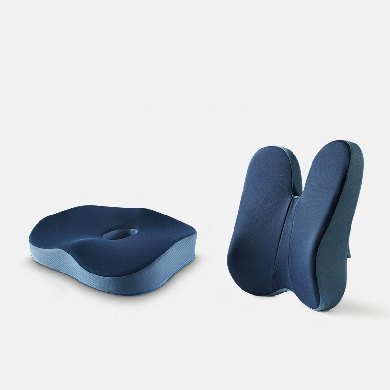 佳奥 基础款蝶形靠垫  单位：个 靠垫+坐垫套装蓝