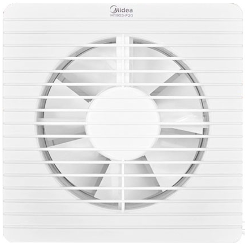 美的 Midea 排气扇 换气扇排厨房卫生间强力强劲换气排风扇 H1903-F20 台 白色