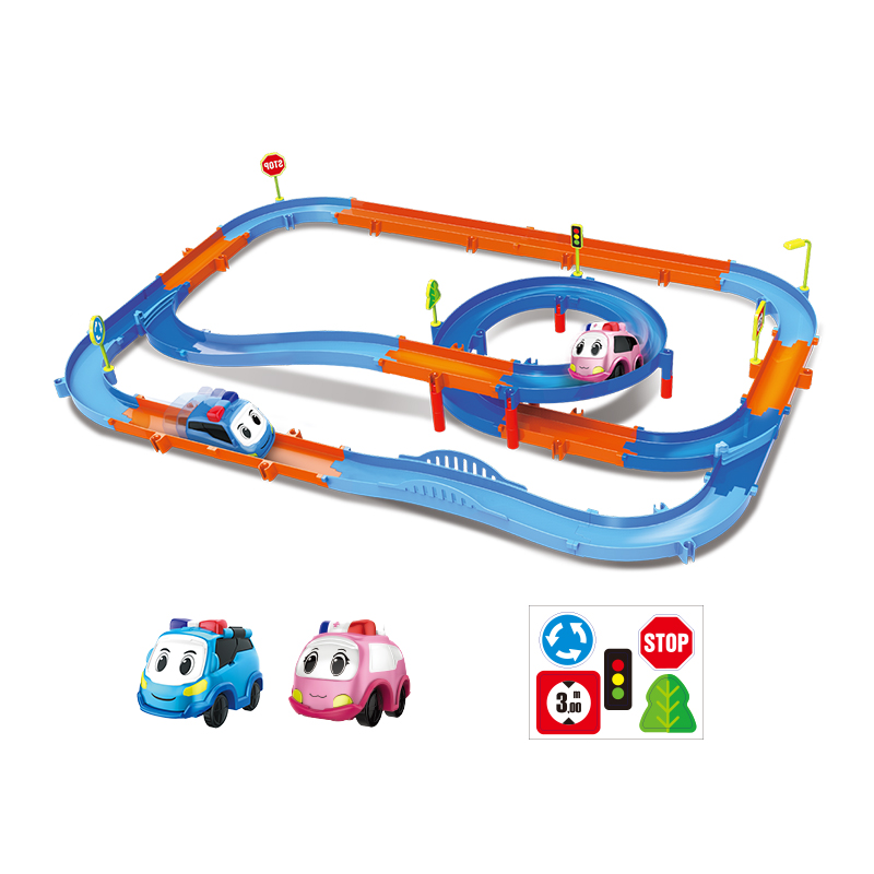 思成 SISING警车联盟电动回旋轨道-小治、小芸SA040 单位：个 警车联盟电动回旋轨道-小治、小芸