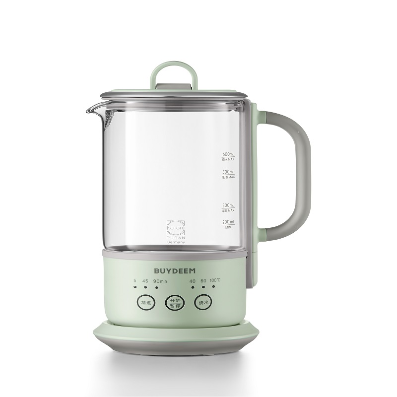 北鼎 养生壶多功能便携煮茶器煮茶壶0.6L 分体式单壶K36(单位：个) 浅杉绿